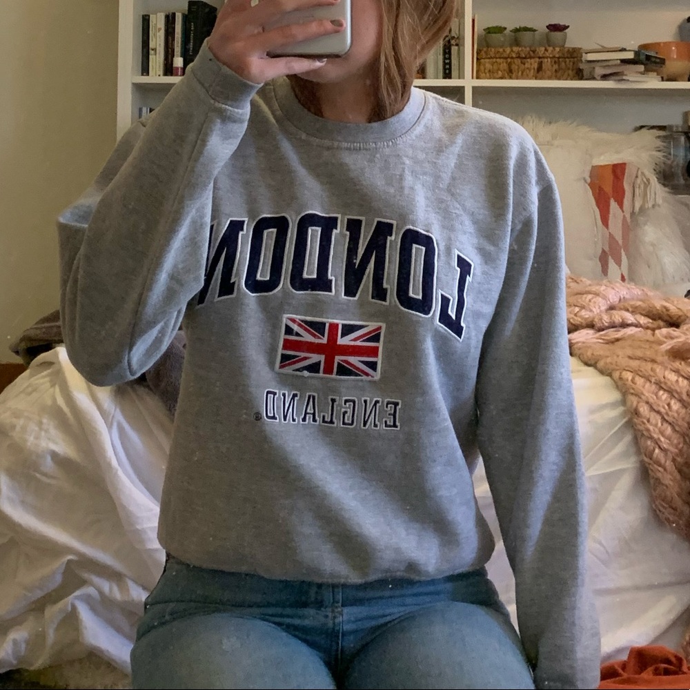london england crewneck!